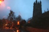 Tree down outside St Mary's Church