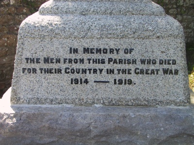Cromhall war memorial
