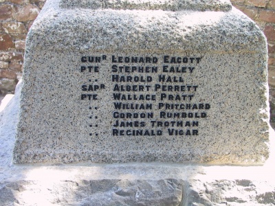 Cromhall war memorial